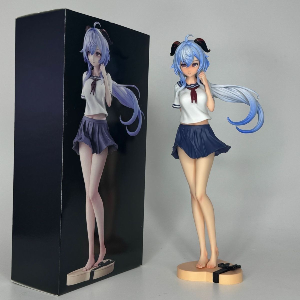 Desk Setup Editing - 25CMJK Confession Ganyu belle Figurine périphérique
