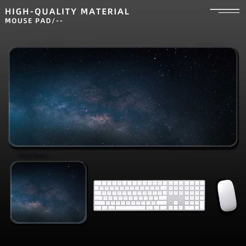 Desk Setup Keyboard - Grand tapis de souris Galaxy Starry
