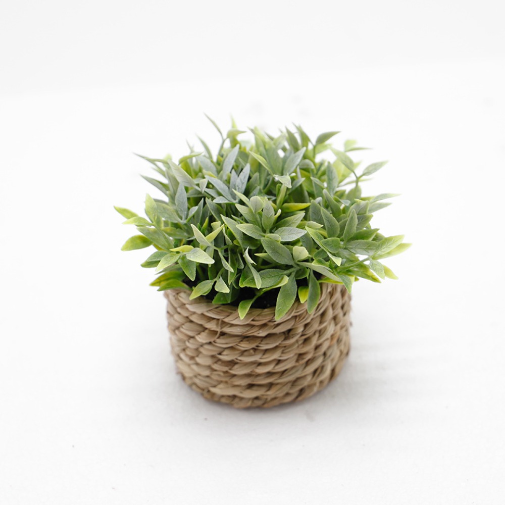 Plant Pot Small Desk - Petite plante artificielle réaliste en pot,