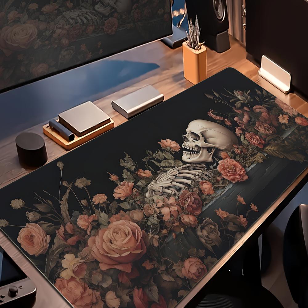 Desk Setup Dark - Tapis de bureau Cottagecore foncé tapis