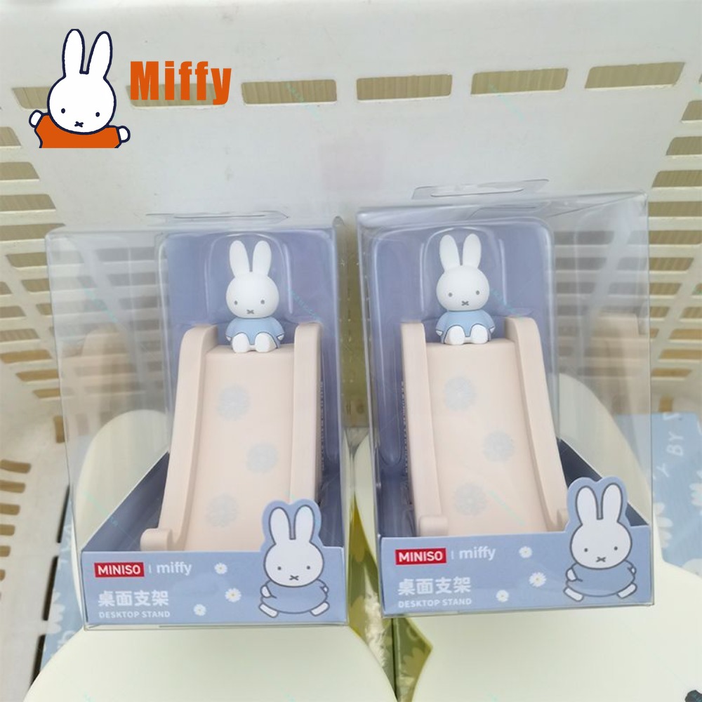 Desk Setup Cute - Support de téléphone coulissant Kawaii Miffy,
