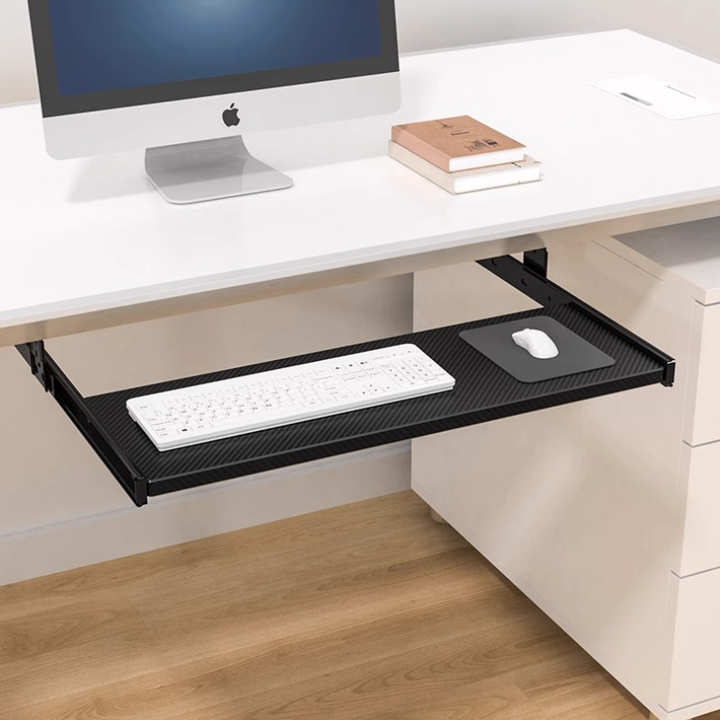 Desk Setup Computer - Tiroir coulissant pour clavier sous le