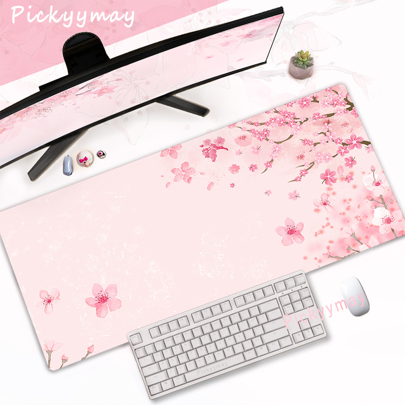 Desk Setup Pink - CIFBUY Tapis de souris de jeu