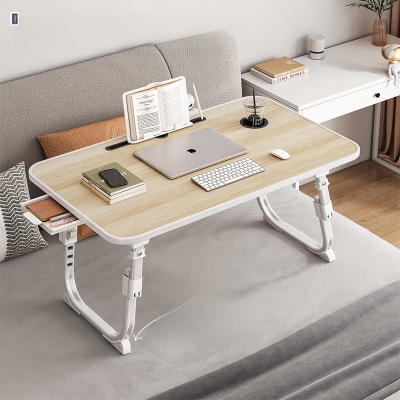 Desk Setup Organizer - Table d'appoint relevable pour ordinateur portable