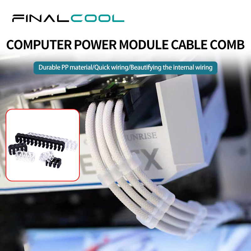 Desk Setup Organizer - FinalCool LXQ-36 Organisateur de câbles 24