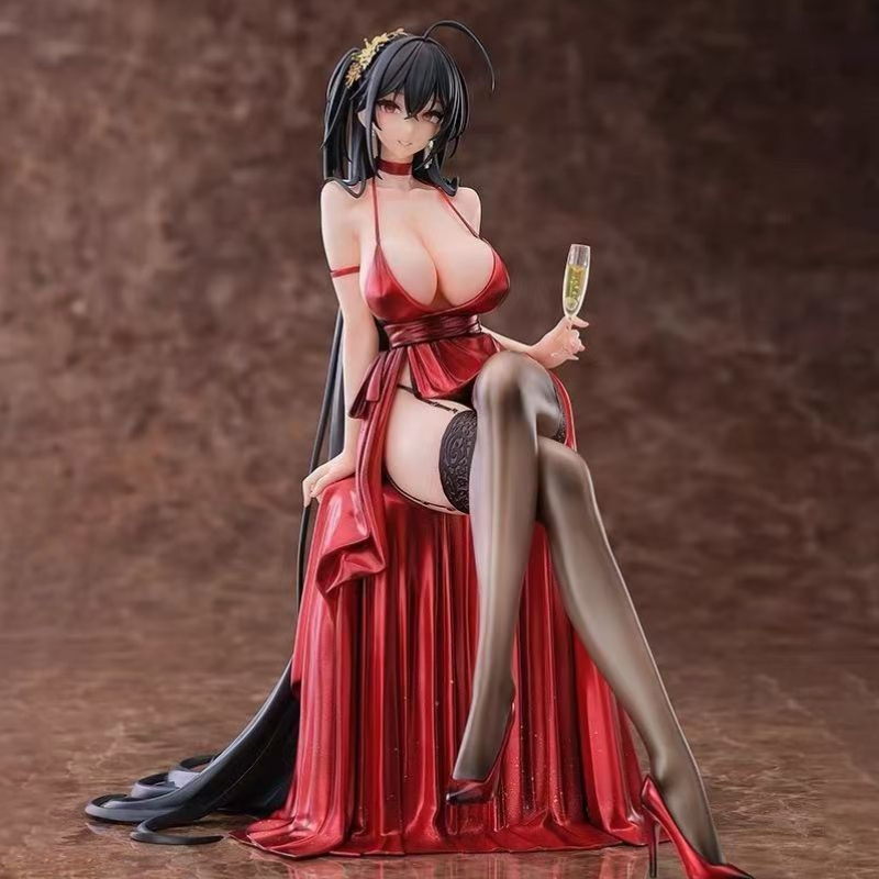 Desk Setup Editing - Figurine Fille Bleue Dafeng, Douce, Mignonne,
