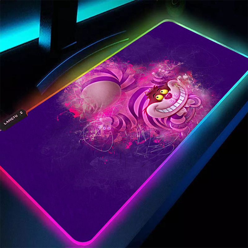 Desk Setup Computer - Grand tapis de souris RGB A-Alices