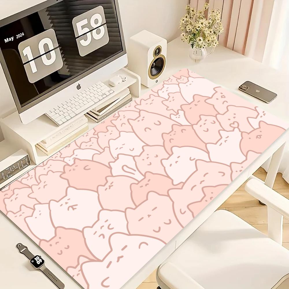 Tapis de souris gaming, grand  - Desk Setup Pink avis et prix