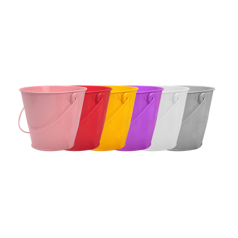 Lot de 6 mini seaux métallique - Plant Pot Small Desk avis et prix