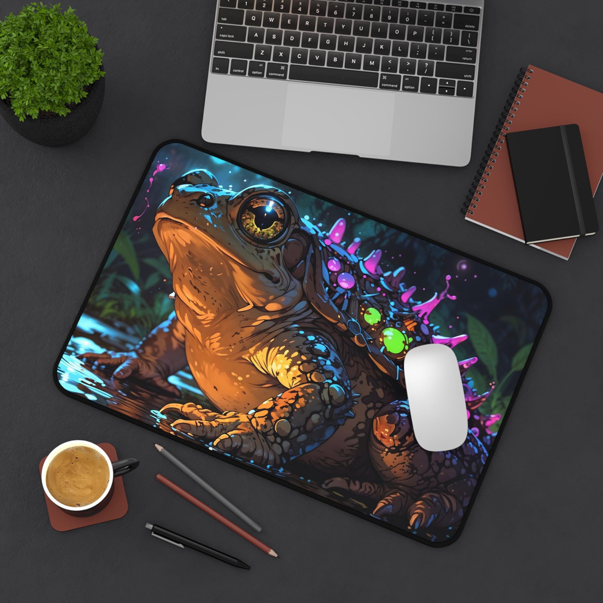 Tapis de bureau mignon grenoui - Desk Setup Workspace avis et prix