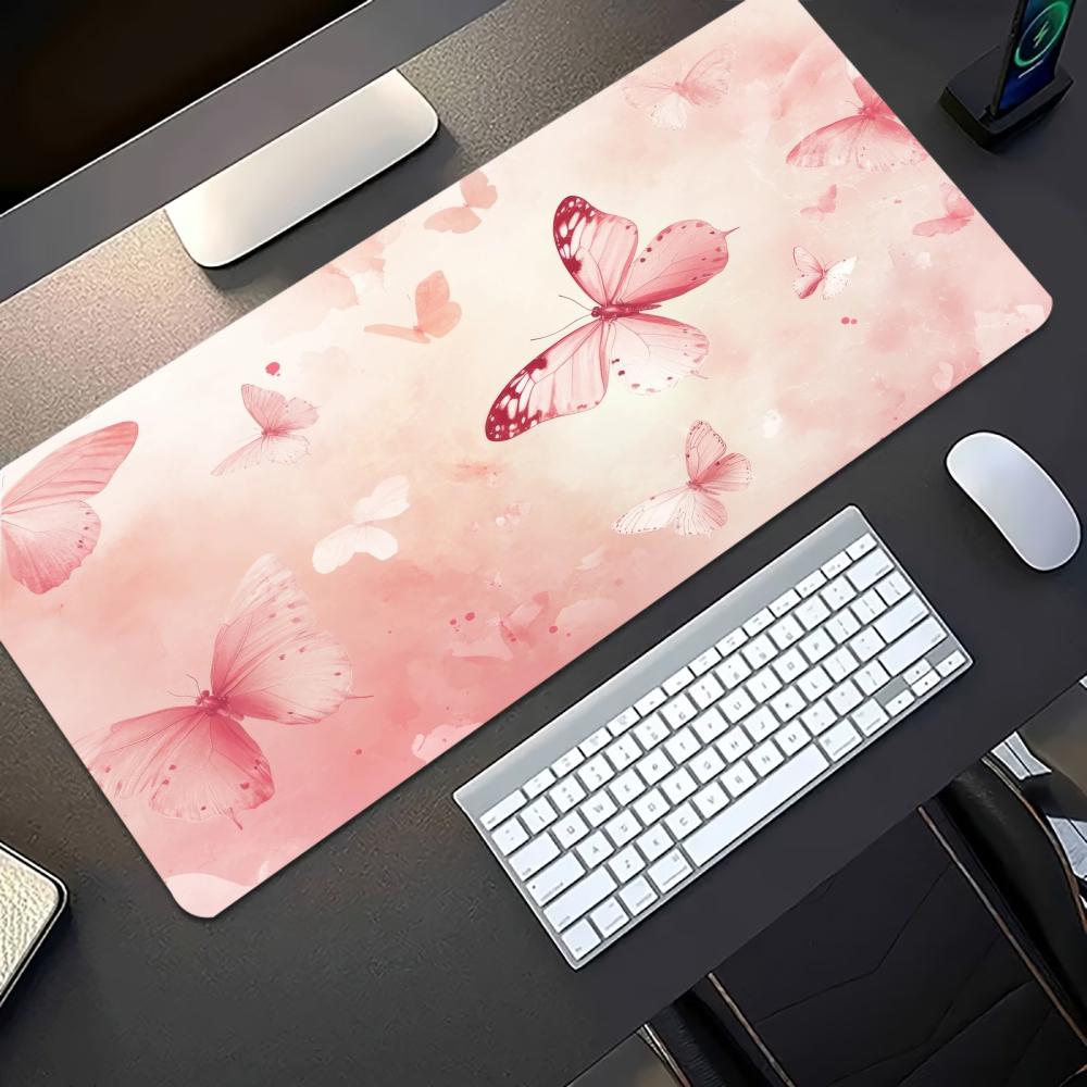 Tapis de souris de jeu grand f - Desk Setup Pink avis et prix