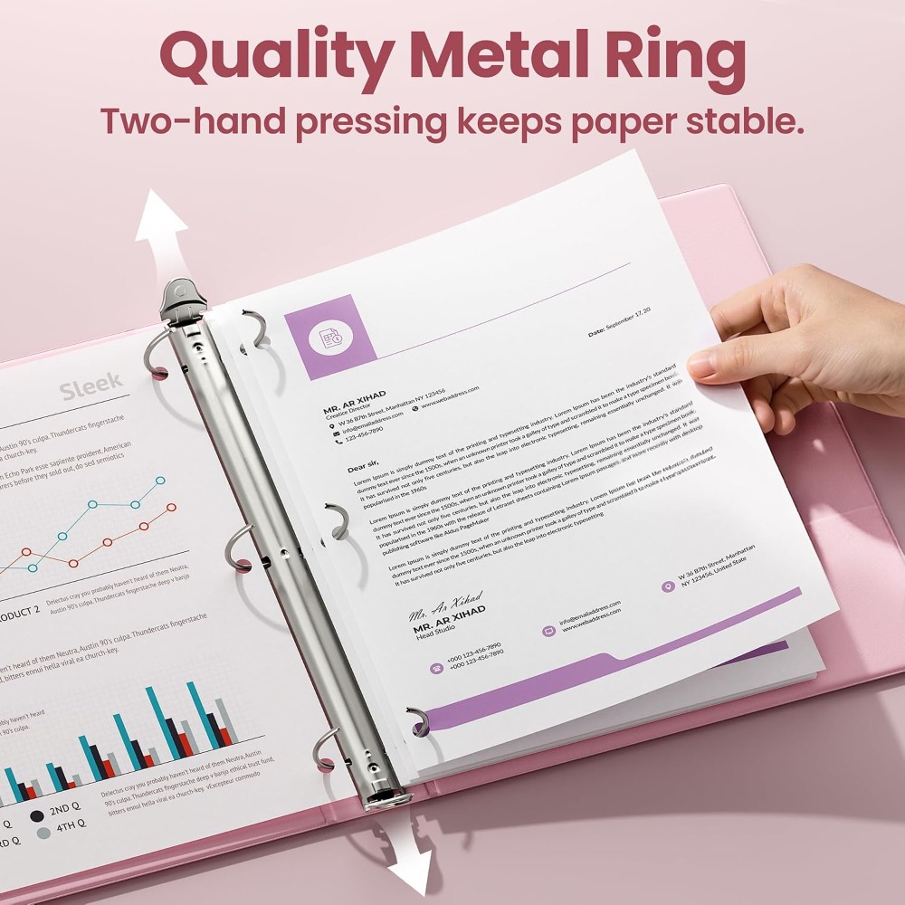 Classeur à 3 anneaux de 1 pouc - Ring Binder Box avis et prix