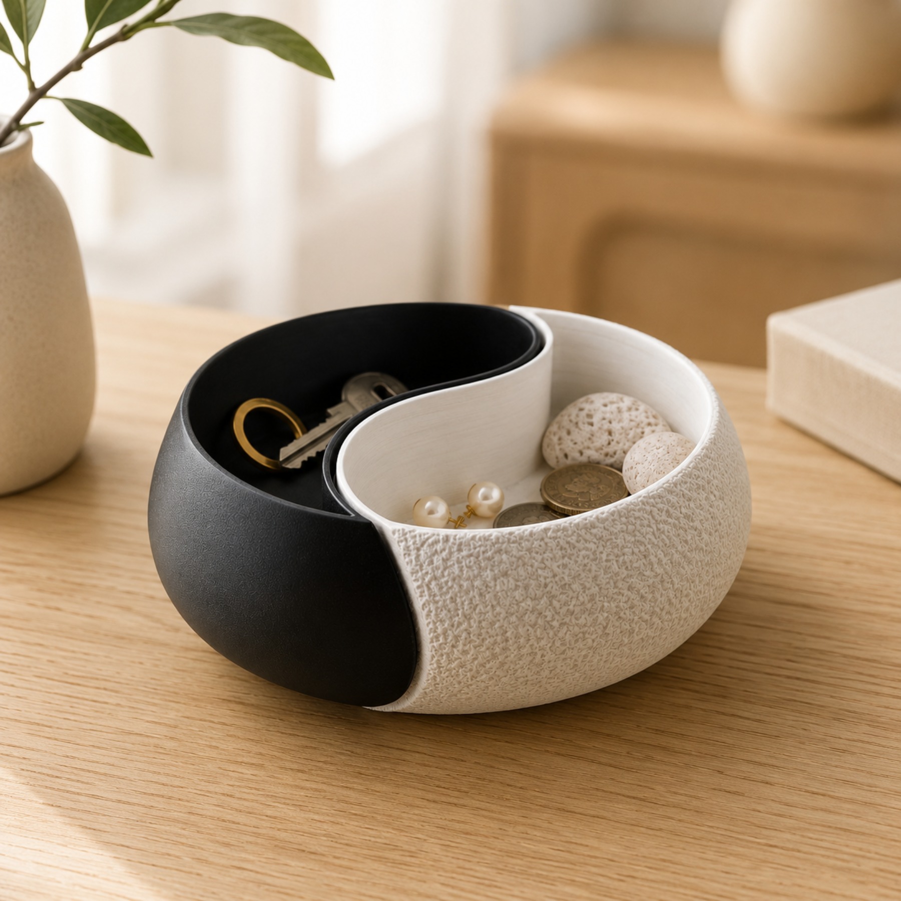 Bol de rangement monobloc noir - Desk Setup Black And White avis et prix