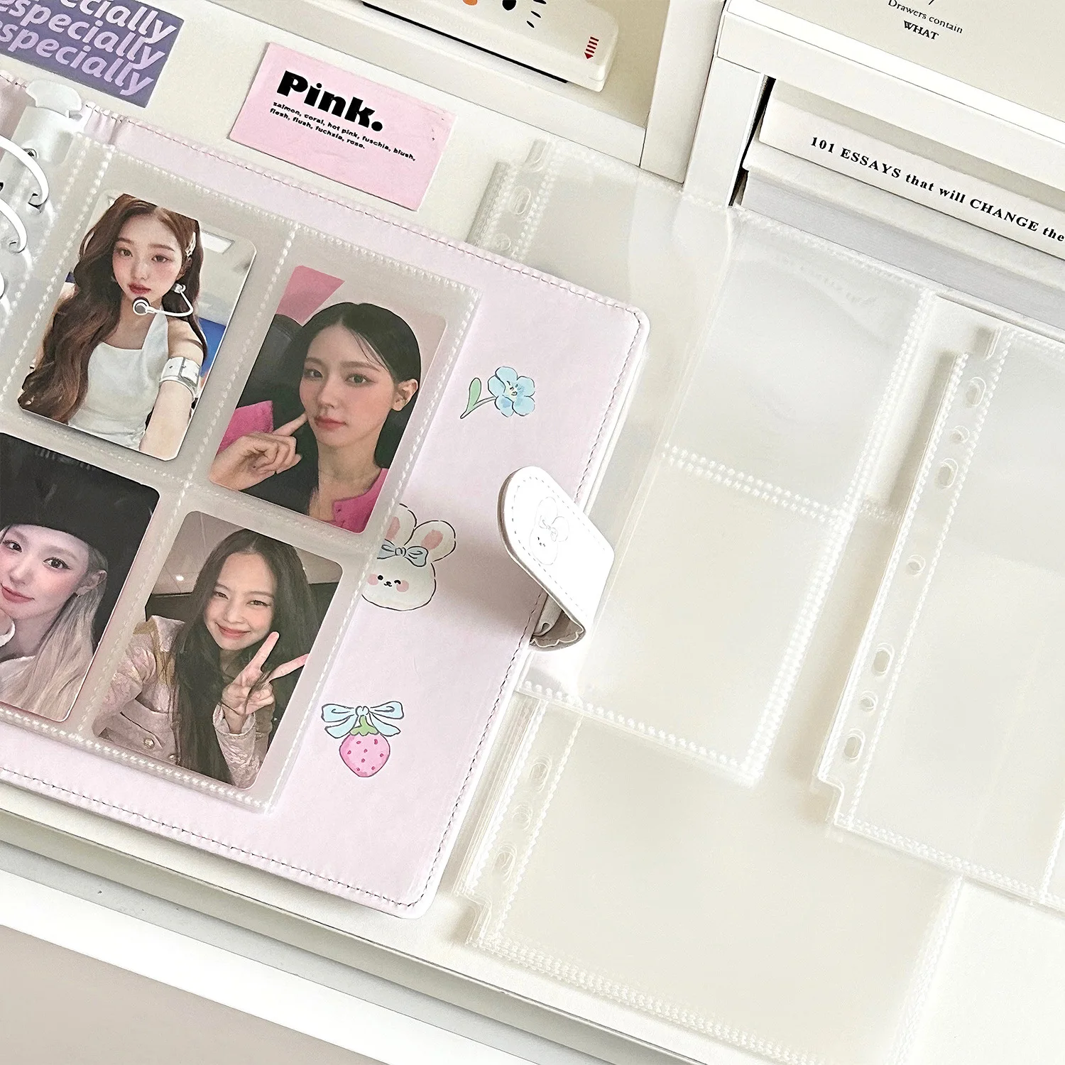 A5 7 trous Transparent porte-f - Ring Binder Box avis et prix