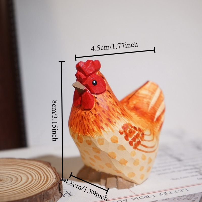 Coq et poule de ferme, Sculptu - Desk Setup Nature avis et prix