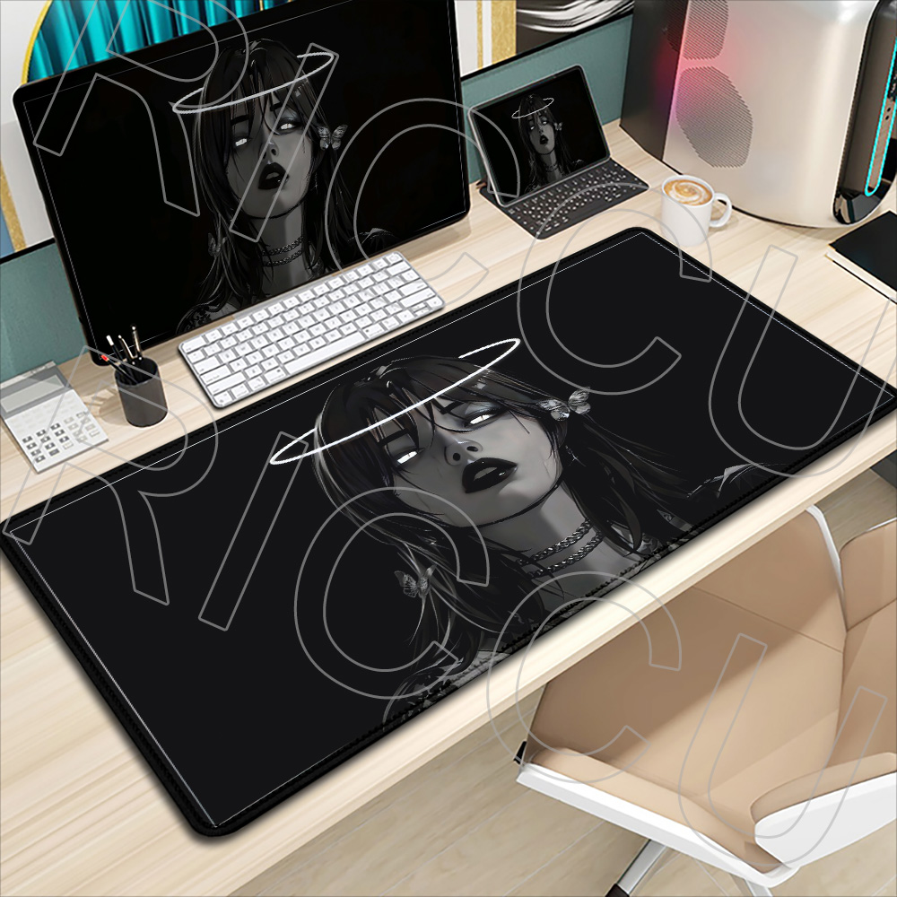 Tapis de bureau style anime fi - Desk Setup Dark avis et prix