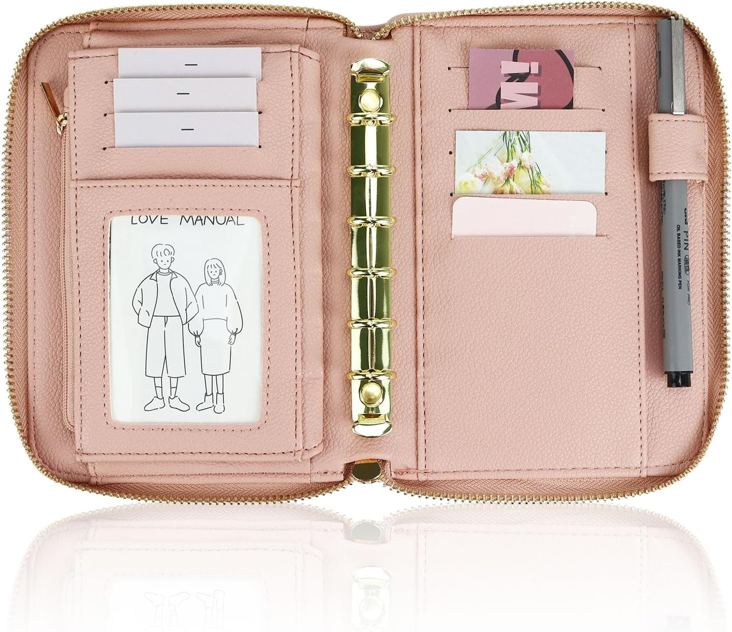 Classeur de budget en cuir A7, - Ring Binder Box avis et prix