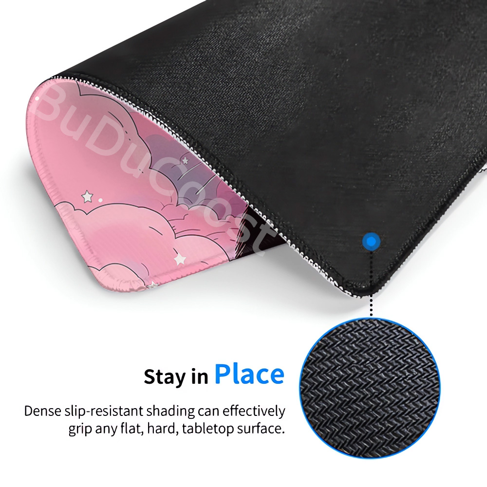 Petit tapis 18x22cm, nuages de - Desk Setup Pink avis et prix