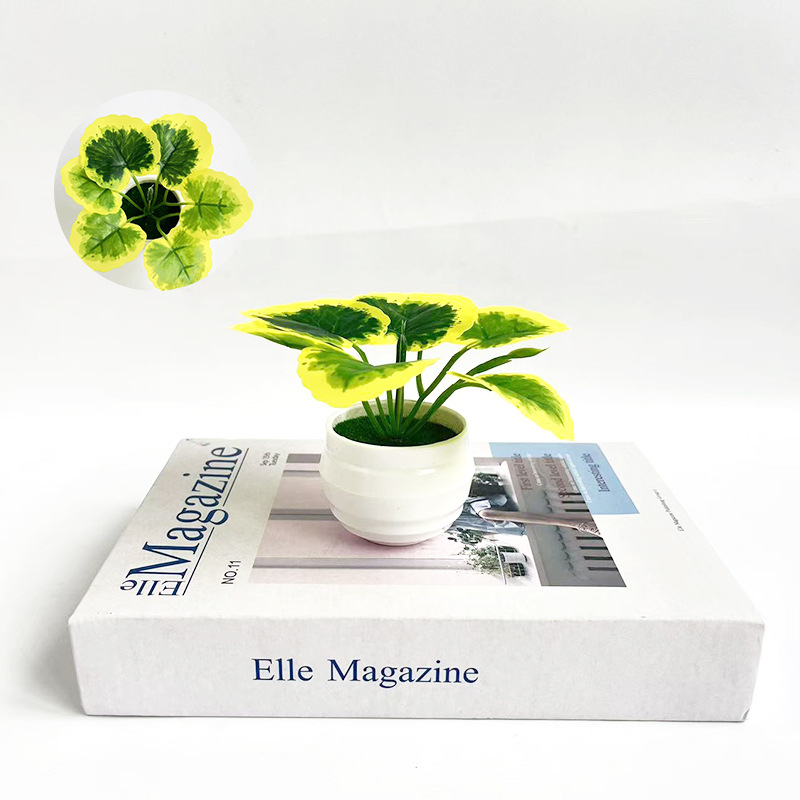 Plantes vertes artificielles e - Plant Pot Small Desk avis et prix