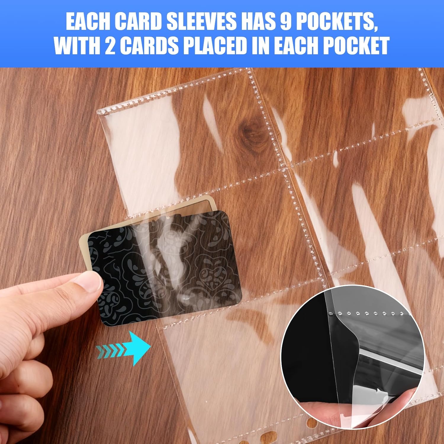 Lot de 65 pochettes pour carte - Ring Binder Box avis et prix