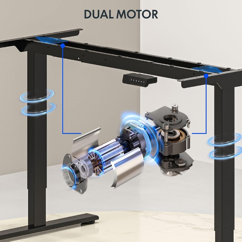 Bureau électrique réglable en  - Desk Setup Workspace avis et prix