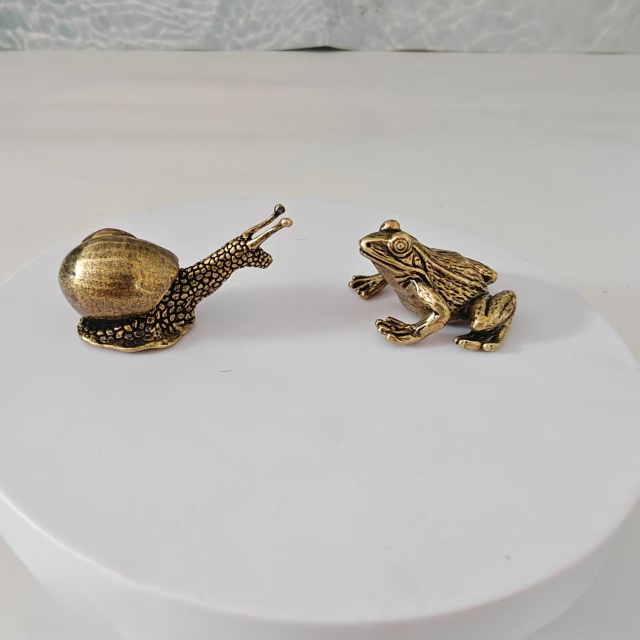 2 mini-ornements en laiton en  - Desk Setup Nature avis et prix