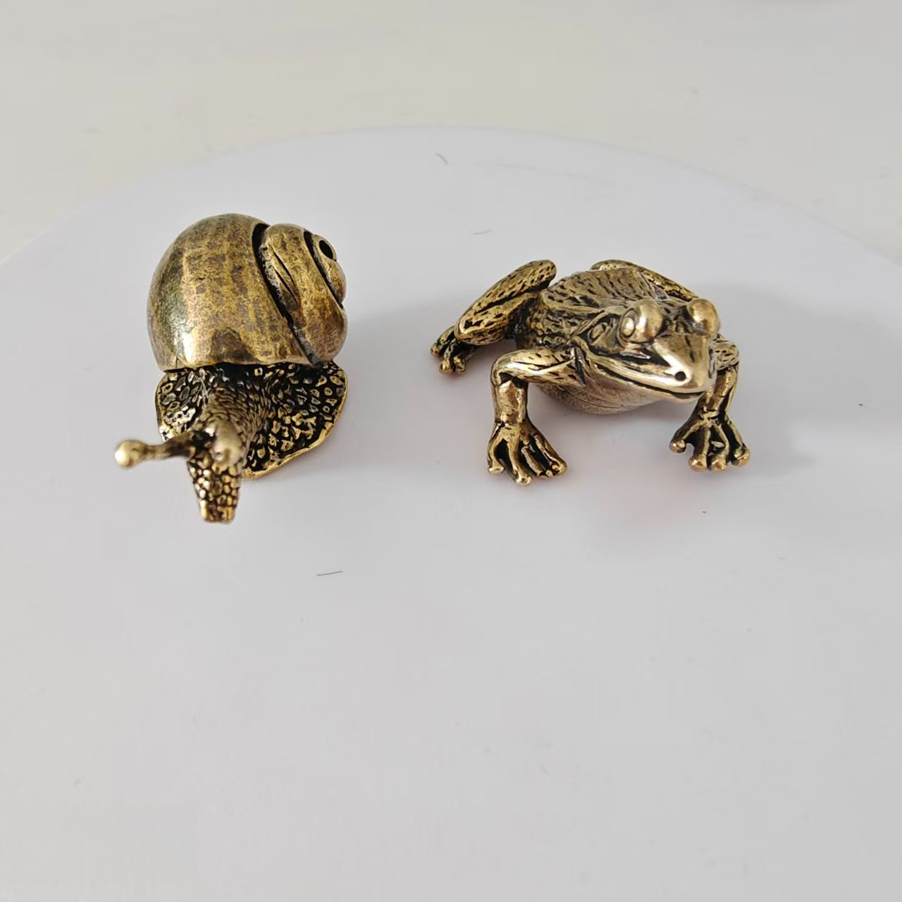2 mini-ornements en laiton en  - Desk Setup Nature avis et prix