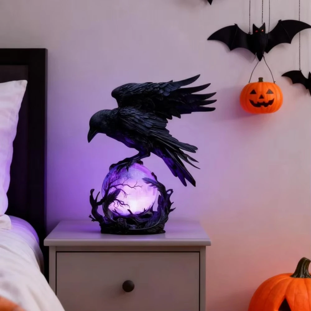 Lampe LED gothique corbeau, Sc - Desk Setup Dark avis et prix
