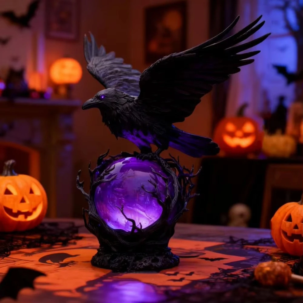 Lampe LED gothique corbeau, Sc - Desk Setup Dark avis et prix