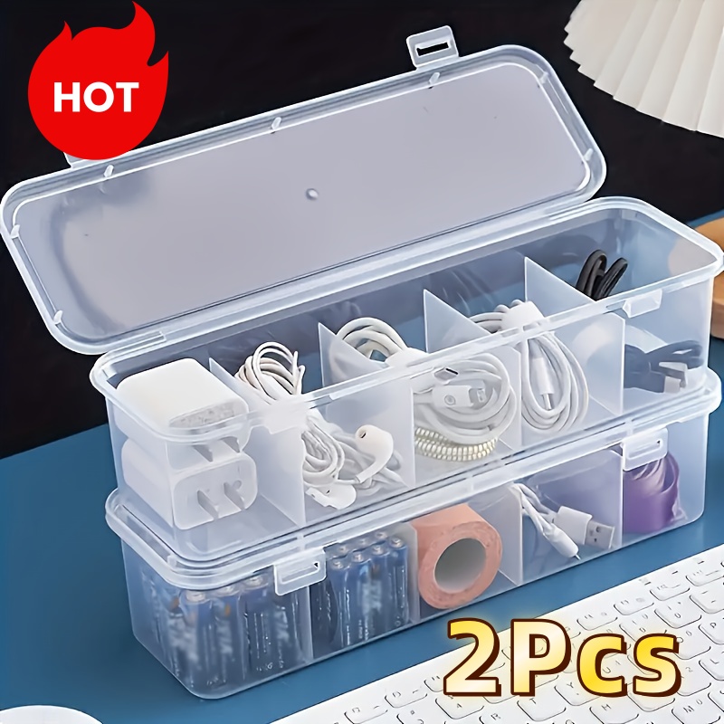 Lot de 2 grandes boîtes de ran - Desk Setup Organizer avis et prix