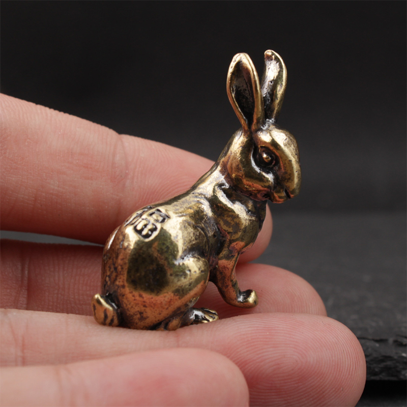 Statue de lapin en laiton de s - Desk Setup Nature avis et prix