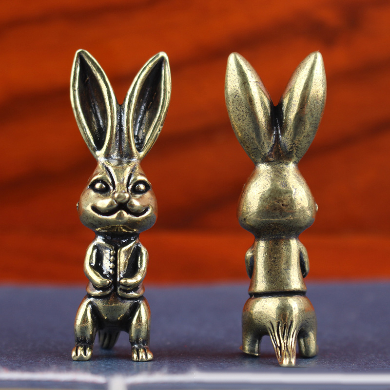 Statue de lapin en laiton de s - Desk Setup Nature avis et prix