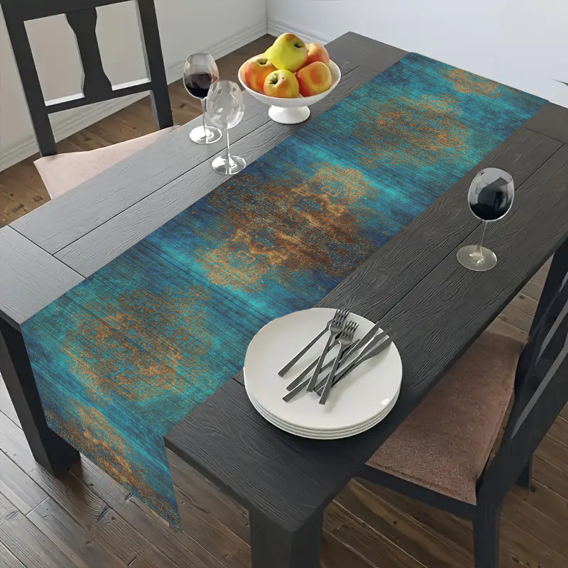 Chemin de table tissé rétro bl - Desk Setup Dark avis et prix