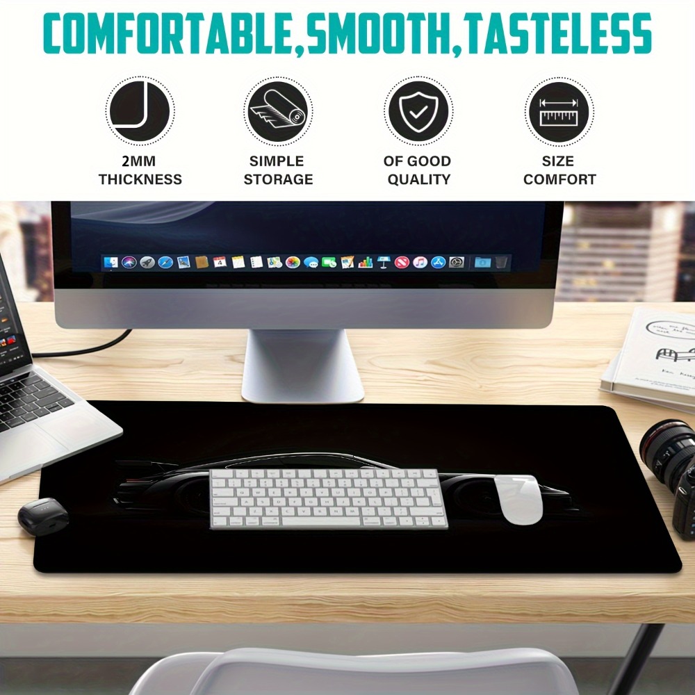 Tapis de souris de jeu noir sa - Desk Setup Editing avis et prix