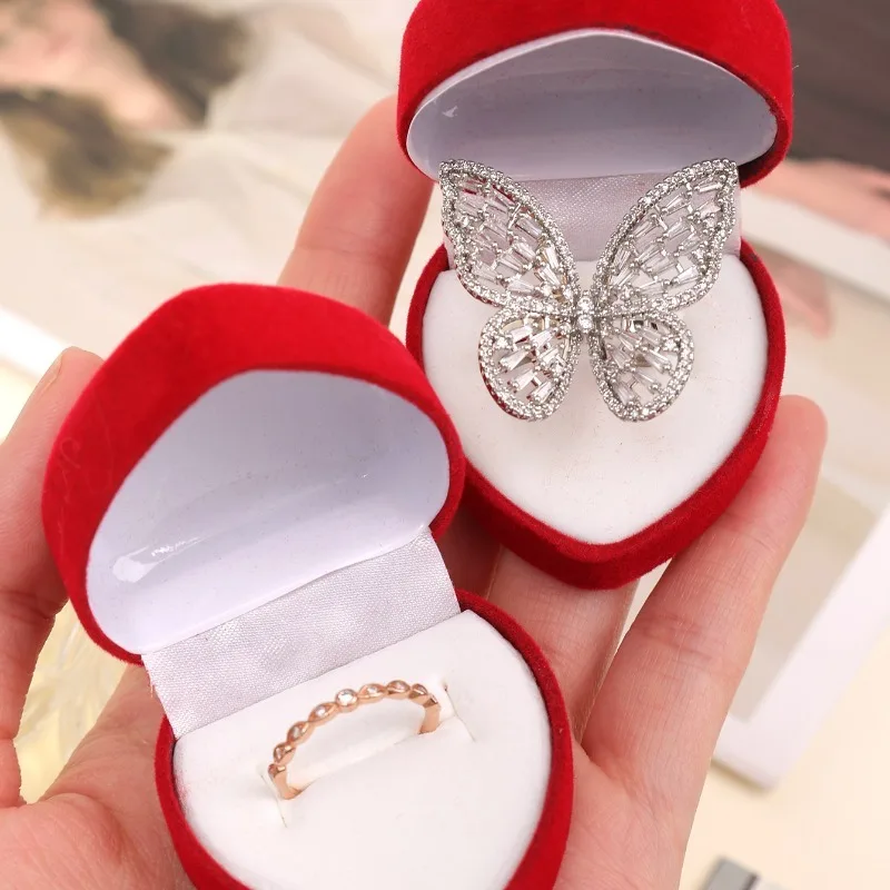 Boîte à bagues en forme de cœu - Ring Binder Box avis et prix