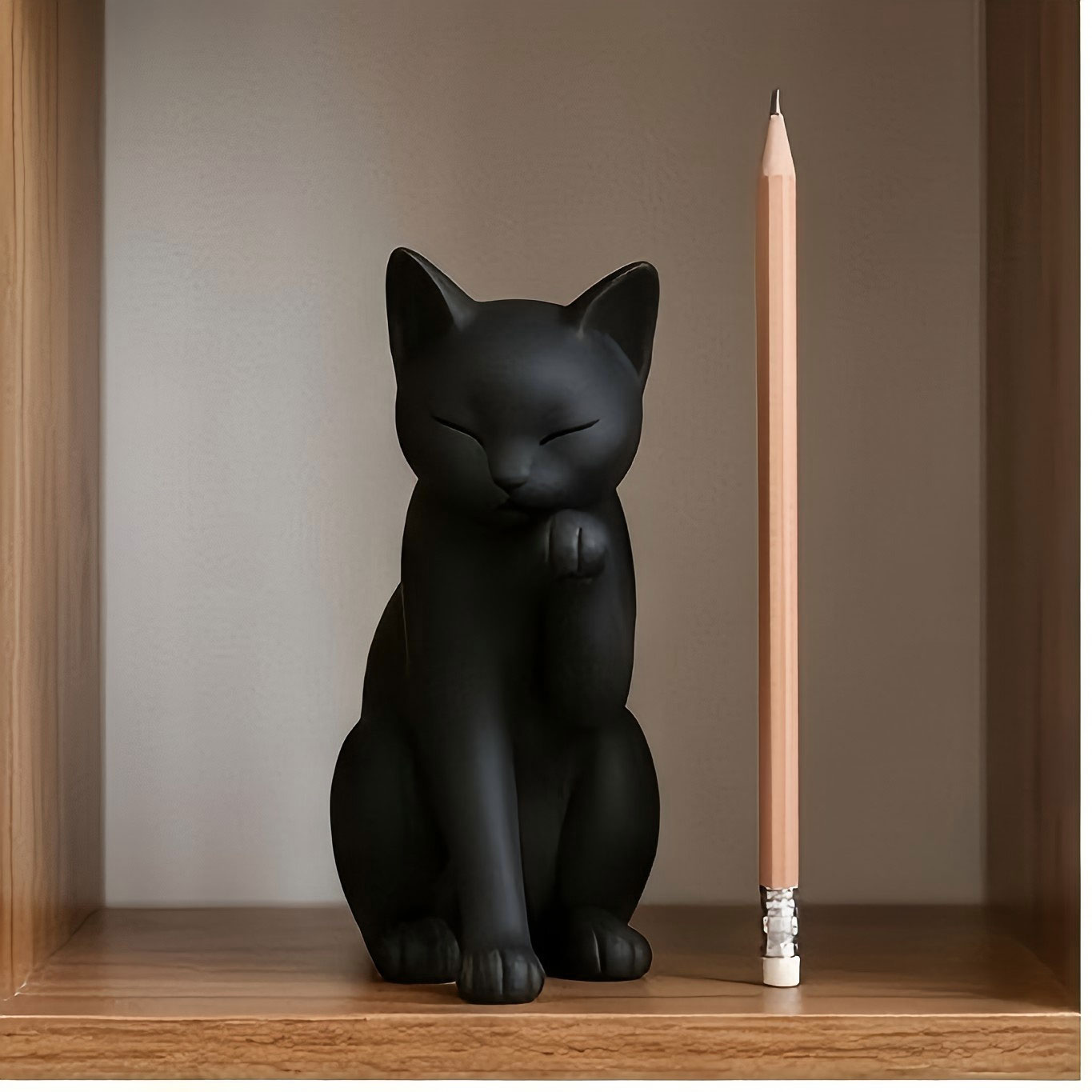 Figurine 3D Minimaliste Chat C - Desk Setup Workspace avis et prix