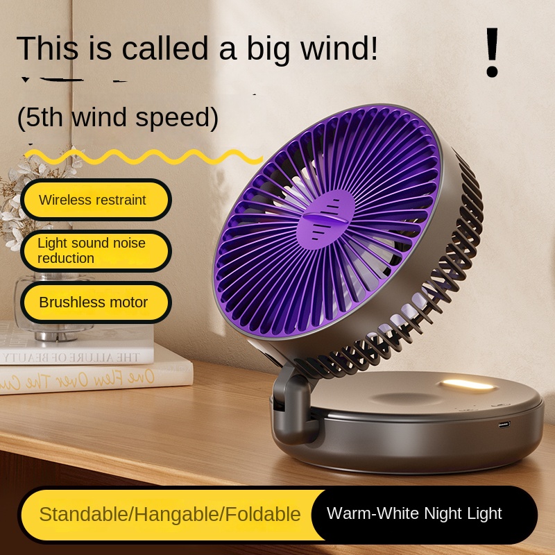 Ventilateur mural pliable 5000 - Desk Setup Dark avis et prix