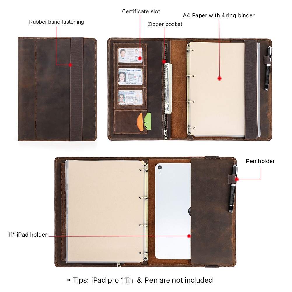 Portefeuille de couverture en  - Ring Binder Box avis et prix