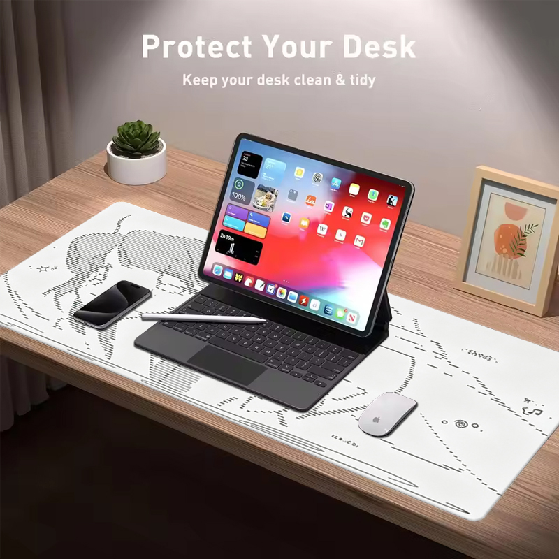 Tapis de souris en cuir, 1 piè - Desk Setup Cute avis et prix