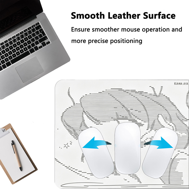 Tapis de souris en cuir, 1 piè - Desk Setup Cute avis et prix