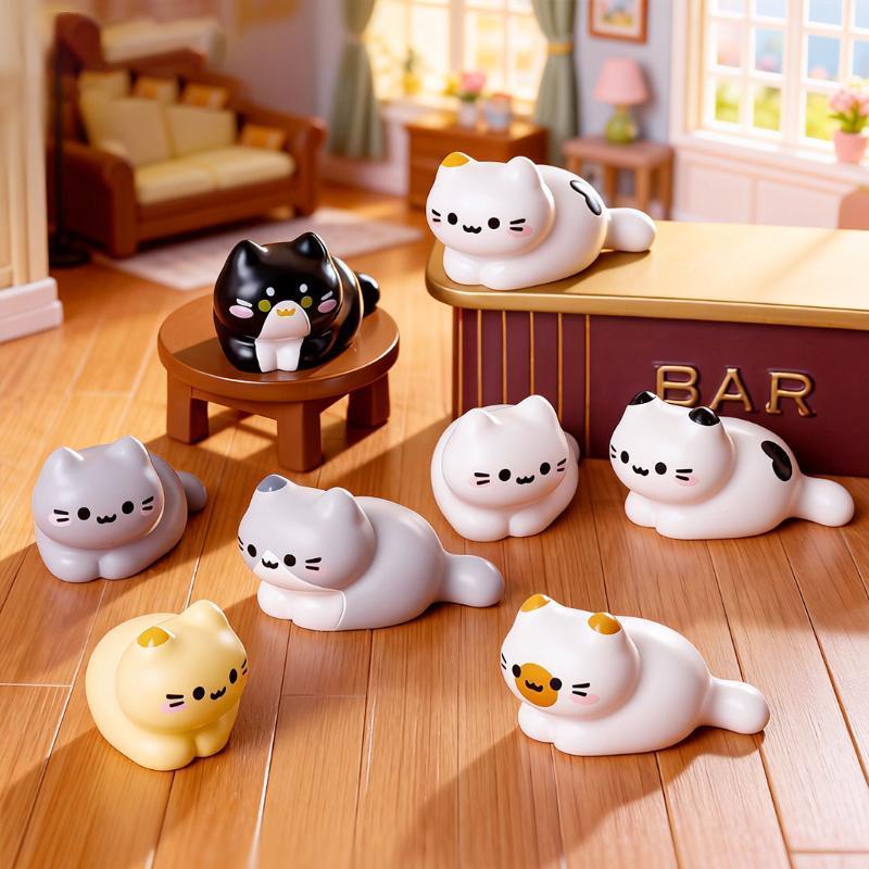 8 figurines miniatures de chat - Desk Setup Nature avis et prix